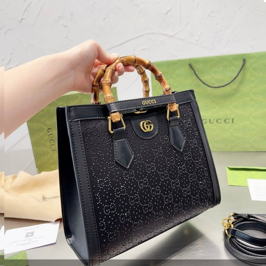 Wooden Black Gucci Bag